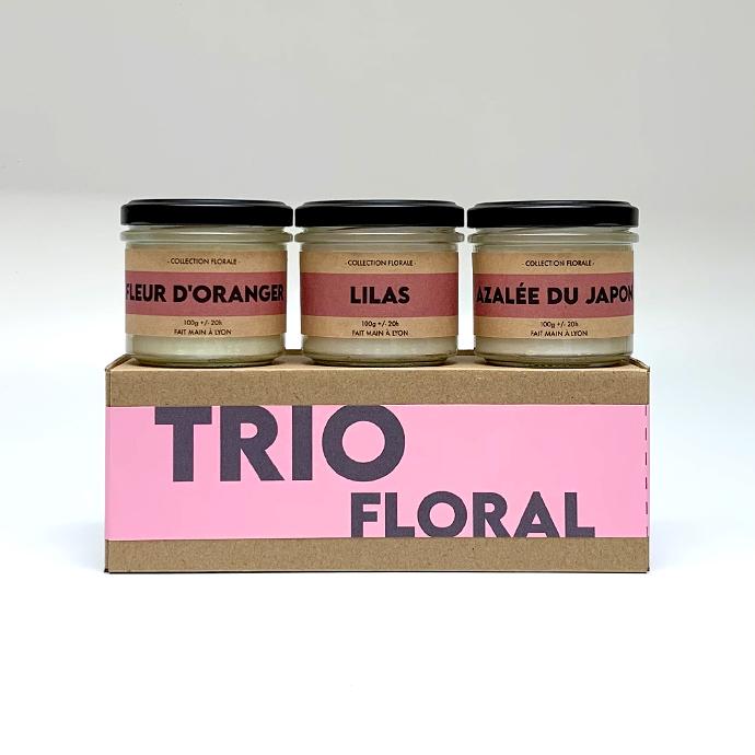 Bougie Trio Floral