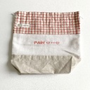 Sac à Pain Carreaux Rouge